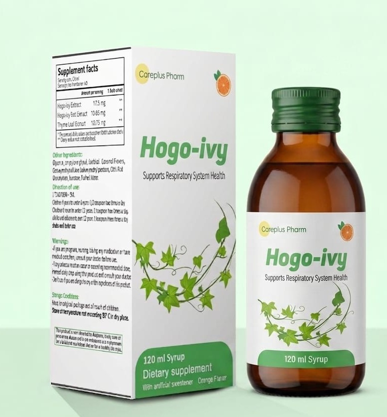 Hogo-ivy Syrup — Syrup - 120 ml — Natural Ivy Leaf Extract for Respiratory Comfort